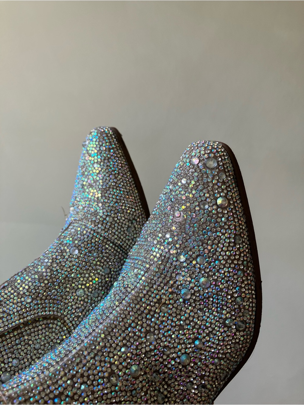 Matisse | Harlow Western Rhinestone Pointed Toe Cowboy Ankle Booties - Picture 5 of 11